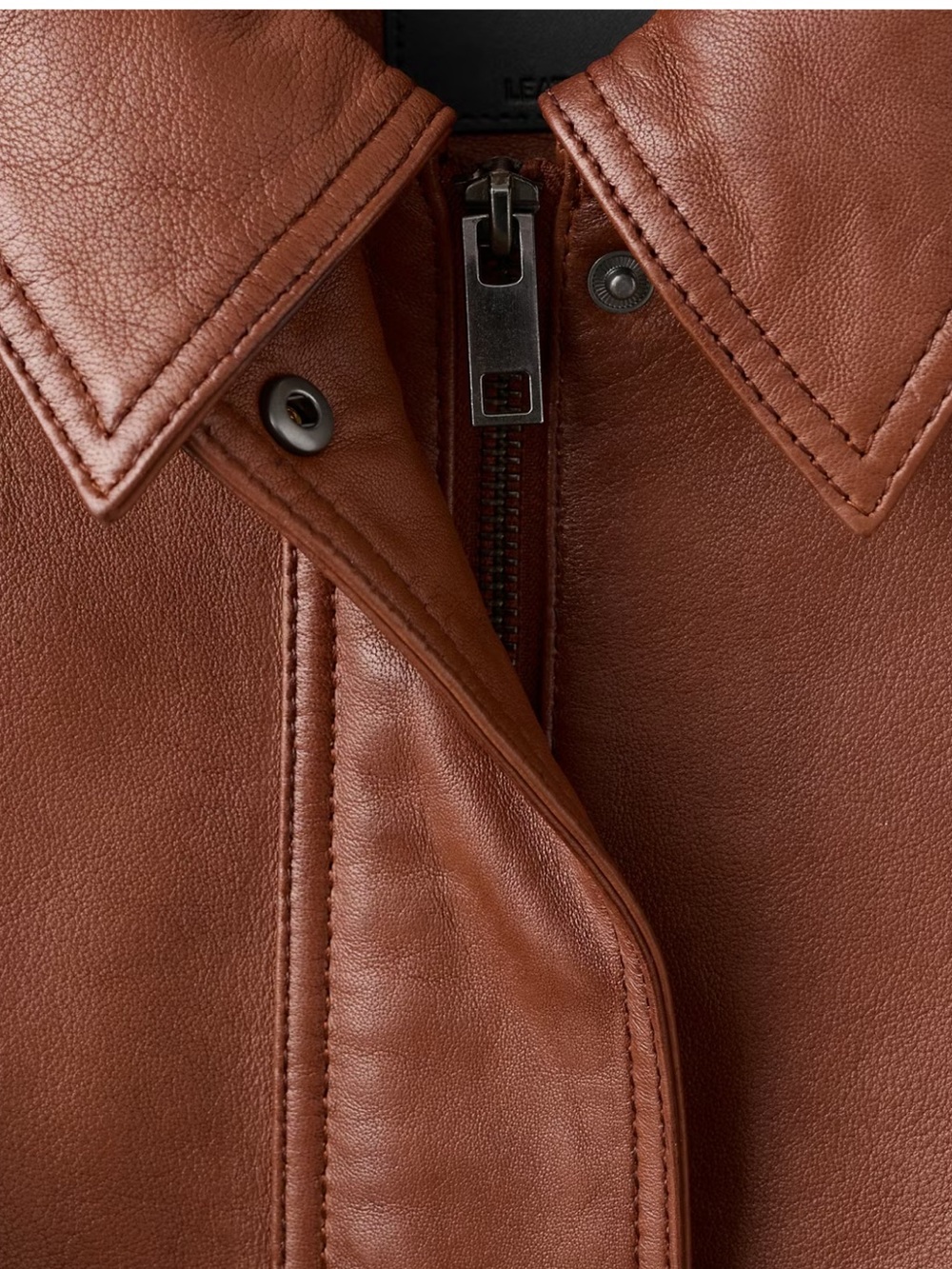MNG oversized leather jacket - Picture 5 of 8